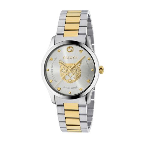 silver gucci watch women's|gucci silver watch ladies.